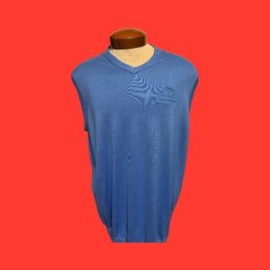 Ashworth Blue V-Neck Men's Sweater